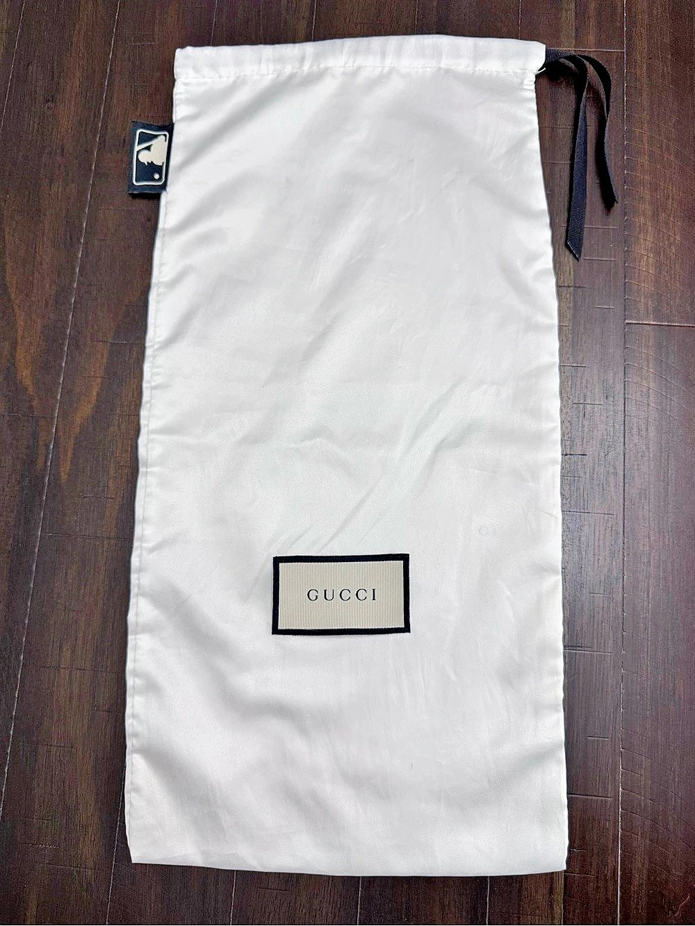 Gucci x MLB Collection Dust Bag / Storage Pouch White Drawstring Pouch 17x8.5